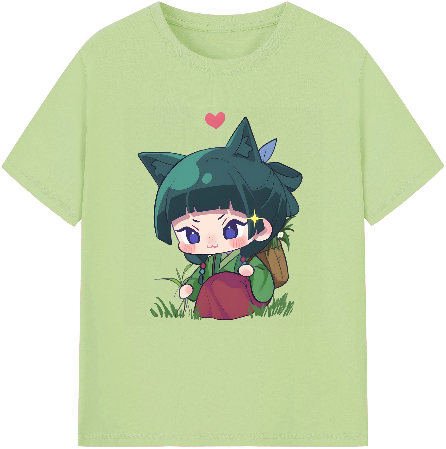 （画像用） 薬屋のひとりごと The Apothecary Diaries 綿100％半袖Tシャツ（フロントプリント）